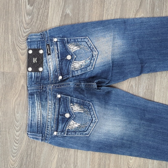 EUC Miss Me Jeans Angel Jeans - Picture 2 of 7